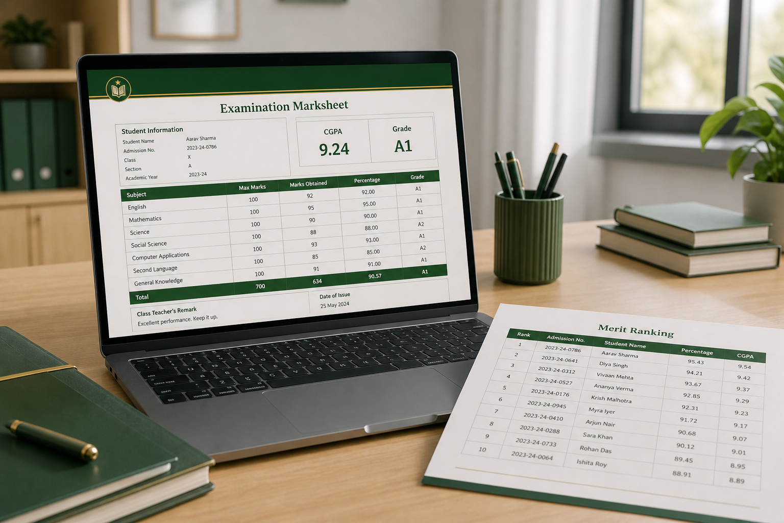 Exams & ResultSheet